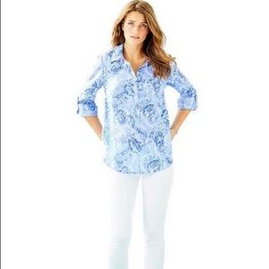 Lilly Captiva Tunic, Blue Peri Turtley Awesome